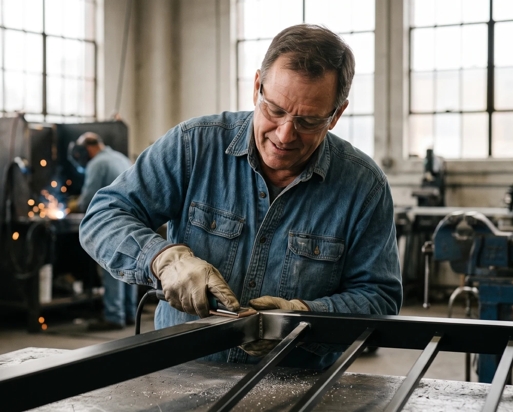 Man working in a workshop